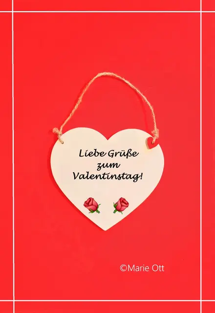 Liebe Grüße Zum Valentinstag!