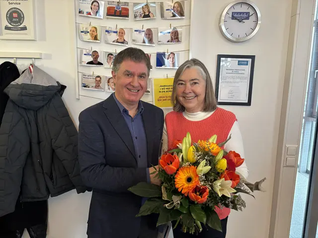 Gerald Still (Inhaber der Schülerhilfe-Standorte in Deutschlandsberg und Leibnitz) mit Sabine Still (Standortleiterin in Deutschlandsberg) bei der Feier | Foto: MeinBezirk/Katrin Löschnig