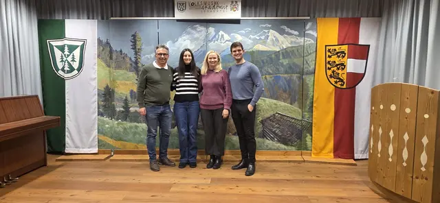 Die künstlerische Leitung Gerald Kubin und Maria Bernadette Salcher mit den Dozenten Nataliya Lukina und Michael Haßlacher | Foto: VMA Lesachtal