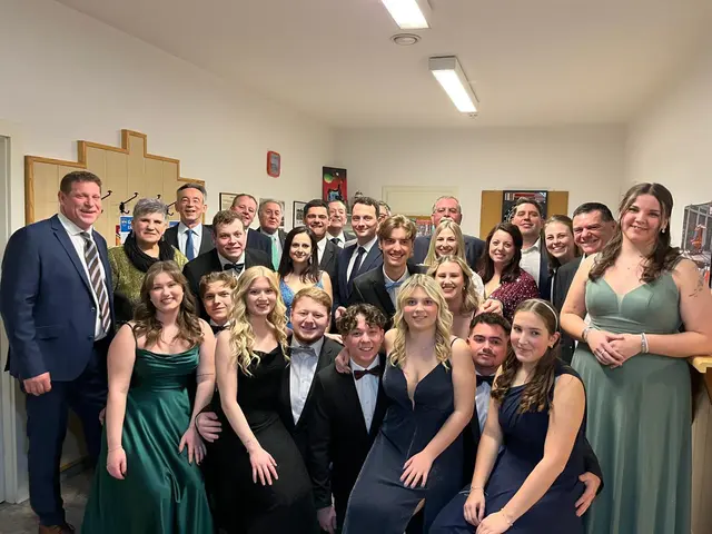 Der Gemeindeball fand zum 13. Mal statt. Die Jugend übernahm die Polonaise. | Foto: Gemeinde Litzelsdorf