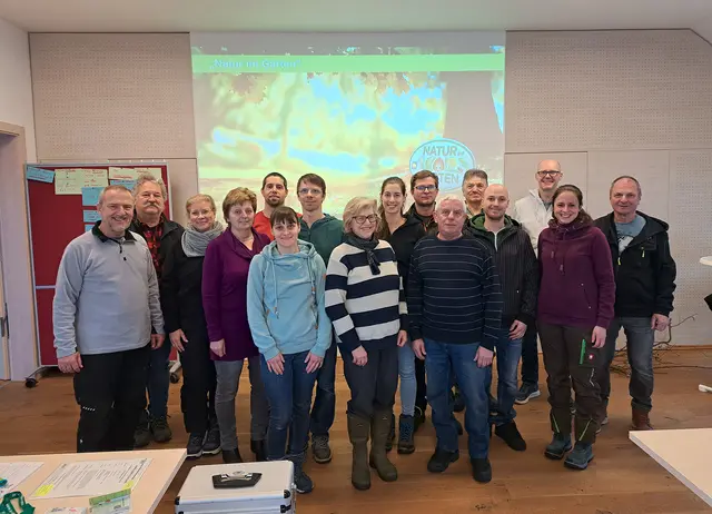 eopold Mayrhofer von „Natur im Garten“ und Echsenbachs „Natur im Garten“-Beauftragte Sandra Zulus (2. und 3. von rechts) freuten sich über das große Interesse am Obstbaum-Schnittkurs in Echsenbach | Foto: Marktgemeinde Echsenbach