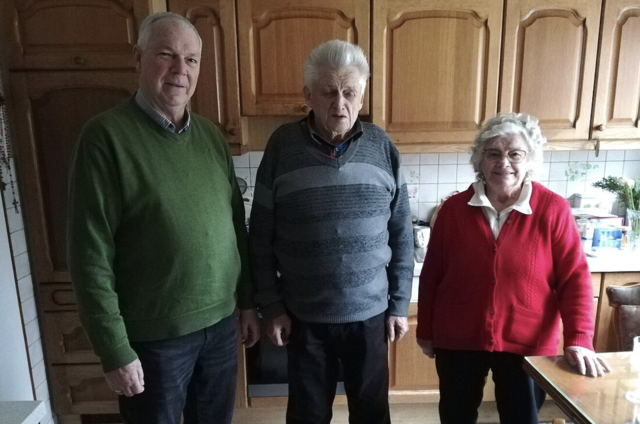Adolf Gutmann (l.) mit Alois und Hilda Pelz | Foto: NÖ Senioren