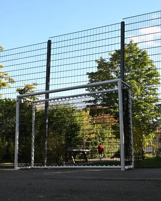 Erst kürzlich wurden der Korb und die Tore hinzugefügt.  | Foto: BV18
