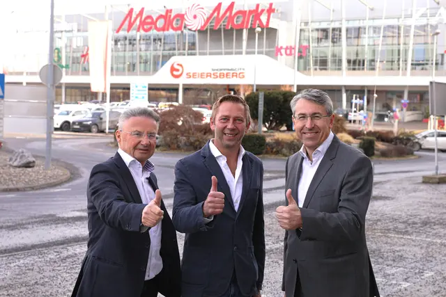Zufrieden mit dem Ergebnis: Christian Guzy, Eigentümer, Martin Klein, Eigentümer und Anton Cech, Geschäftsführer. | Foto: Foto Mur/Rasoul Moradi