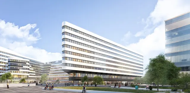 Ab 2028 bringt der "Office Park 4 Next" 17.000 Quadratmeter neue Büro- und Conferencing-Fläche in die Airport City. | Foto: Flughafen Wien