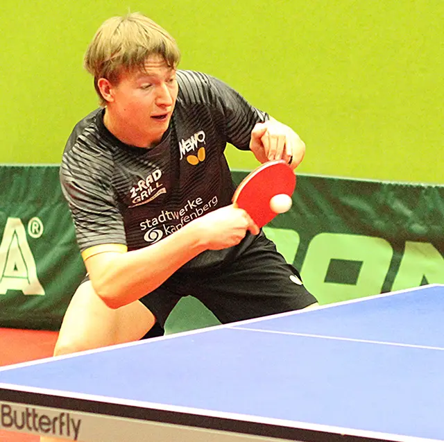 Tobias Hold holte beim 1:4 in Oberwart den einzigen Punkt für sein Team. | Foto: KSV Tischtennis