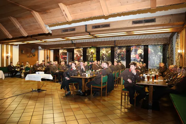Jahreshauptversammlung der FFW Lermoos im Hotel Edelweiss. | Foto: Anna Koch