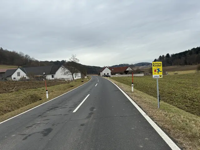 Bundesstraße aus Neuhaus am  KLausenbach kommend. | Foto: Anna Maria Kaufmann