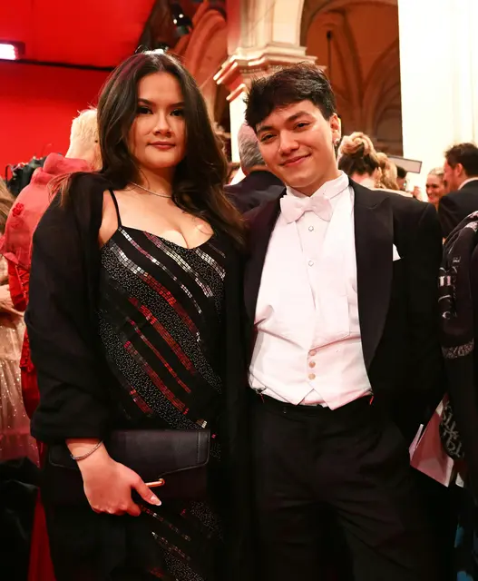 ESC-Gewinner Sänger Johannes "JJ" Piech und seine Schwester. | Foto: APA-Images / APA / HELMUT FOHRINGER