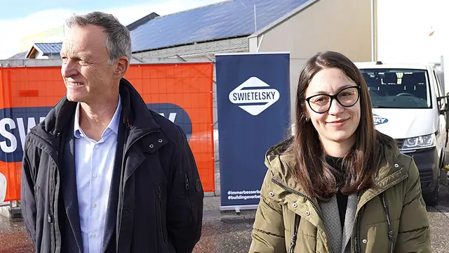 Igor Brusic und Sandra Schweiger | Foto: Franz Fichtinger