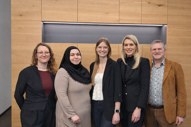 Daniela Auer und Elif, Lisa Feichtenschlager, Caroline Buchner und Xaver Brühwasser (von links). | Foto: MeinBezirk/Anja Kern