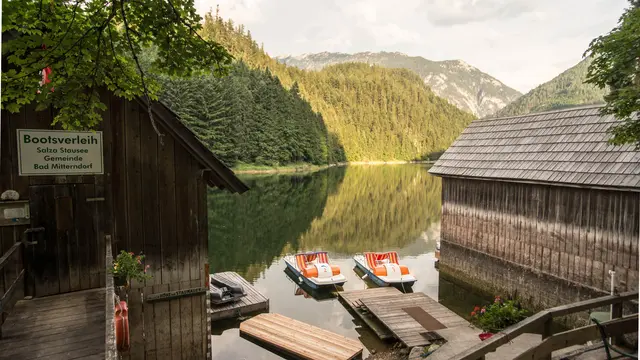 Blick auf den Salza-Stausee an der Grenze zu Mitterberg-Sankt Martin | Foto: TVB Ausseerland