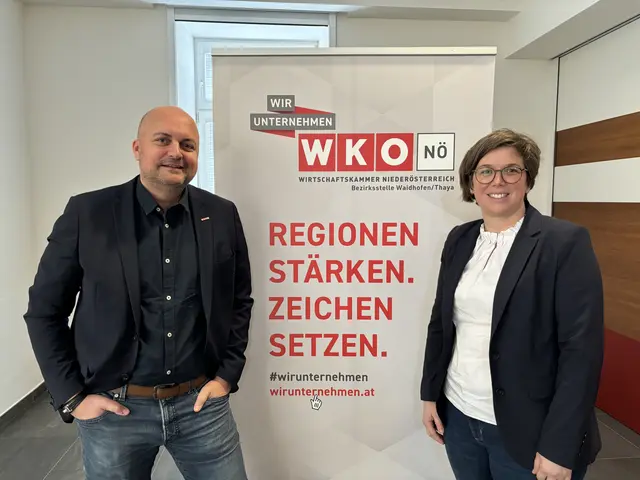 Bezirksstellengeschäftsführer Alexander Vogl und Bezirksstellenobfrau Marlene Böhm-Lauter | Foto: Daniel Schmidt