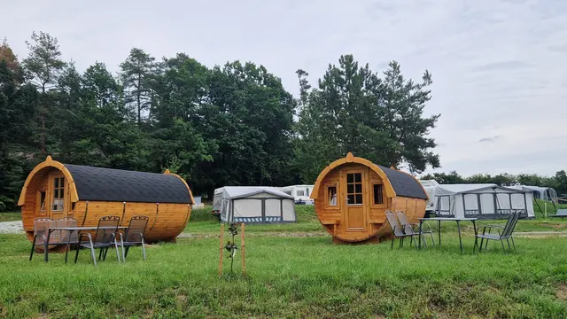 Ernst Mischling präsentierte die Möglichkeiten für Campingurlauber in Geras. | Foto: Campingplatz Edlersee