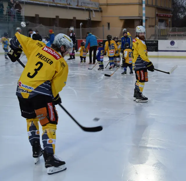Solidaritätstraining der Vienna Capitals-Stars. | Foto: Hirss