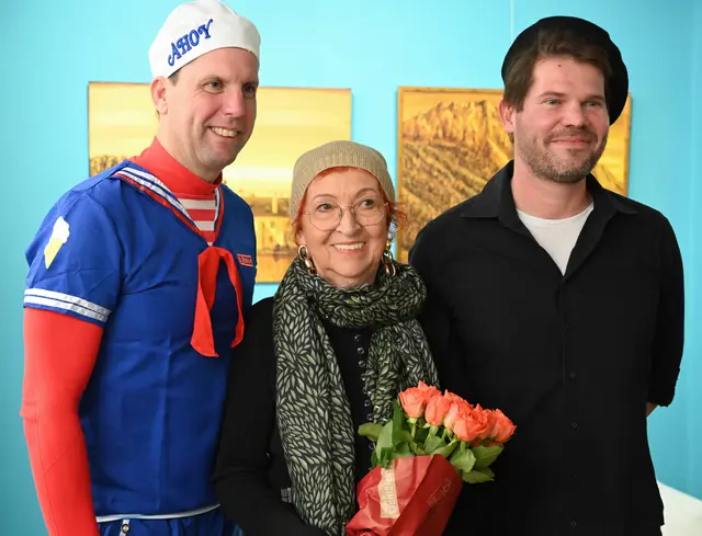 Vlnr.: BGM Stefan Krapf, Christine Pahl, M. Kretschmer | Foto: Wilfried Fischer