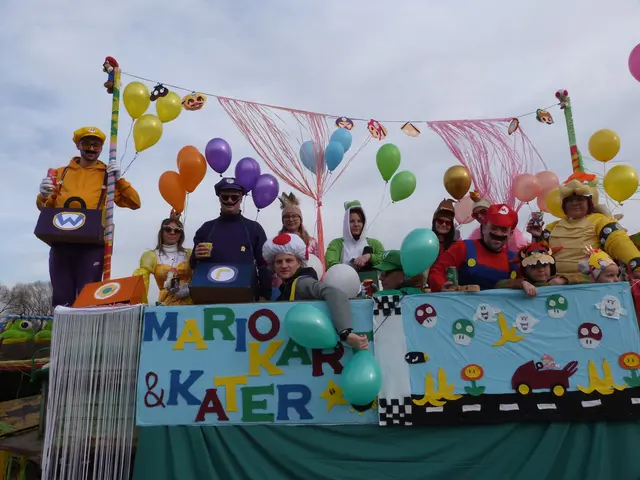 Abenteuer auf vier Rädern: Der "Mario Kart"-Wagen begeisterte mit viel Liebe zum Detail und sorgte für staunende Gesichter. | Foto: Vanessa Wittmann