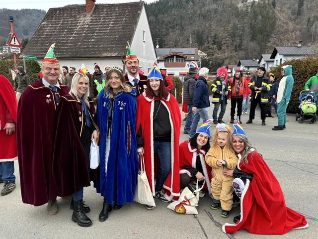 Auch die Leobener Faschingsgilde war zu Besuch beim bunten Treiben in Proleb. | Foto: MeinBezirk/Astrid Moder