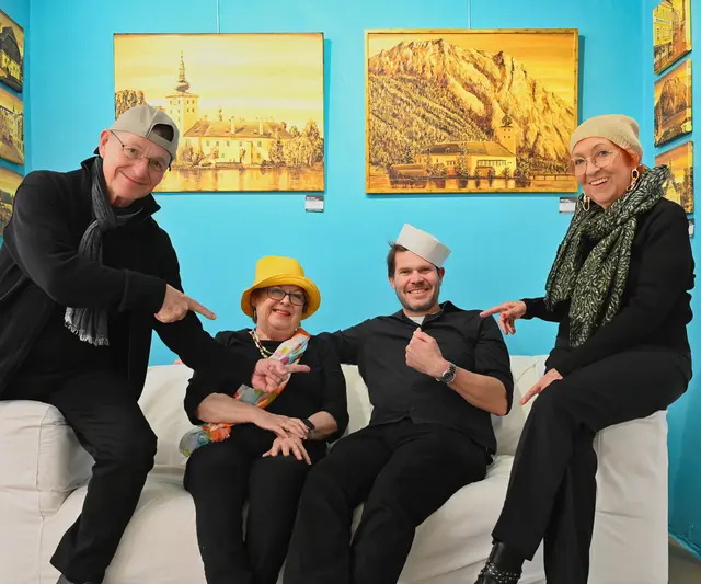 Vlnr.: Joe Malina, Christine Danninger, Matthias Kretschmer, Christine Pahl | Foto: Wilfried Fischer