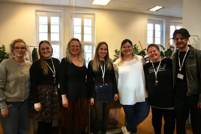 Lisa, Johanna, Rita, Sonja, Stefanie, Henrietta und Felix 