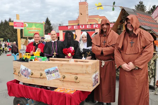 Hier wurde der Fasching in Kalsdorf zu Grabe getragen | Foto: Edith Ertl