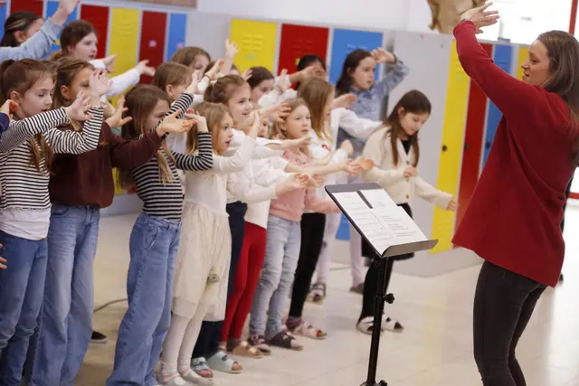 Die Stars waren natürlich die Kinder.  | Foto: Andreas Tauser