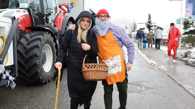 Verena und Heinzi taugts voll auf dem Raaber Faschingsumzug. | Foto: Markus Bäumler/zema-medien.de