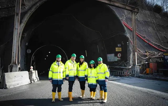 Besichtigung des BBT; (v.l.n.r.): MEP Andrey Novakov, MEP Jens Gieseke, MEP Sophia Kircher, NR Margreth Falkner, LA Sebastian Kolland  | Foto: TVP