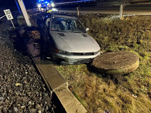 Ein Pkw kam am Sonntagmorgen in den Kremser Reihen von der Straße ab. | Foto: FF Krems