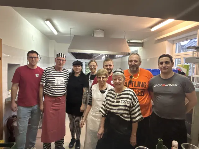 Für die reibungslose Bewirtung sorgte das Team des SV Kleinschweinbarth hinter den Kulissen. 