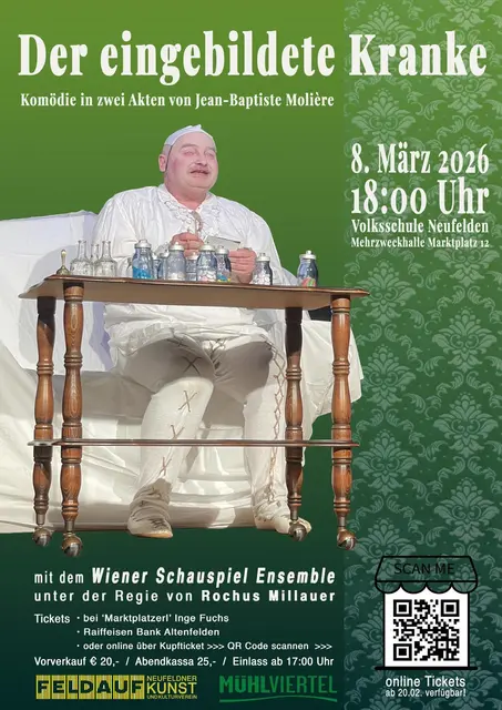Foto: Plakat; Neufeldner Kunst- und Kulturverein; Bild: Katharina Smuty als Angelique