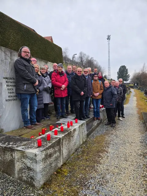 In Bruck an der Mur wurde im Rahmen einer Gedenkveranstaltung an die Opfer der Februarkämpfe 1934 erinnert. | Foto: SPÖ RO Bruck-Mürzzuschlag