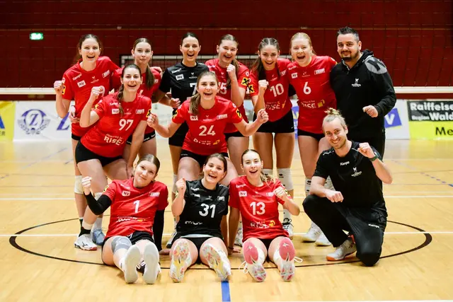 Ein Comeback der Sonderklasse legten die URW Girlz hin. | Foto: Union Volleyball Raiffeisen Waldviertel
