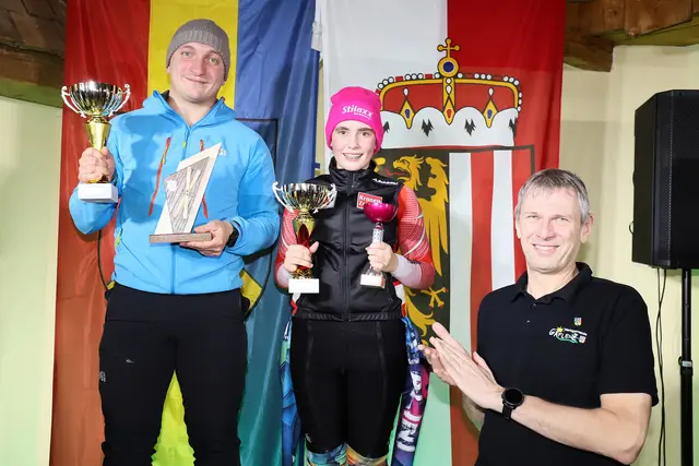 Tobias Schraml, Silvia Hirner, Bürgermeister Andreas Kaltenbrunner | Foto: WSG Gaflenz