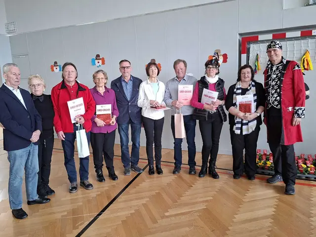 Langjährige Mitglieder wurden bei den Glanegger Pensionisten geehrt. | Foto: Pensionisten Glanegg