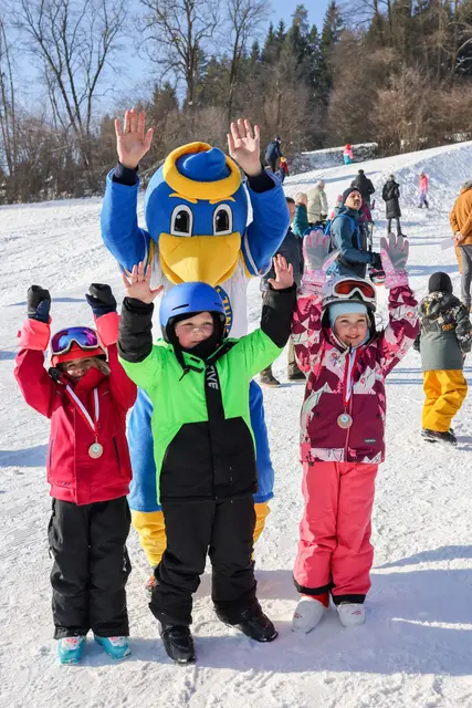 Rennen des Kindergartens Keutschach mit Schidolin | Foto: Skizunft Velden