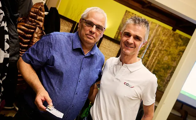 Von links: Harald Kohlberger, Hannes Scherb (OÖLV). | Foto: Michael Hofer