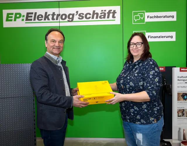 Bürgermeister Peter Harringer und Birgit Kuntner