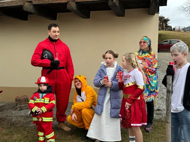 Die Kinder hatten natürlich in Gößnitz auch ihren Spaß. | Foto: Labler
