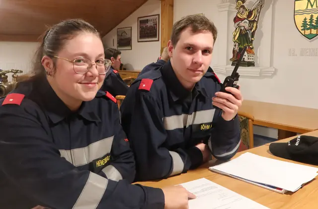 Tamara Hiemetsberger und Andreas Böhm von der FF Pretrobruck bereiten sich auf das FULA vor. | Foto: Günther Huber