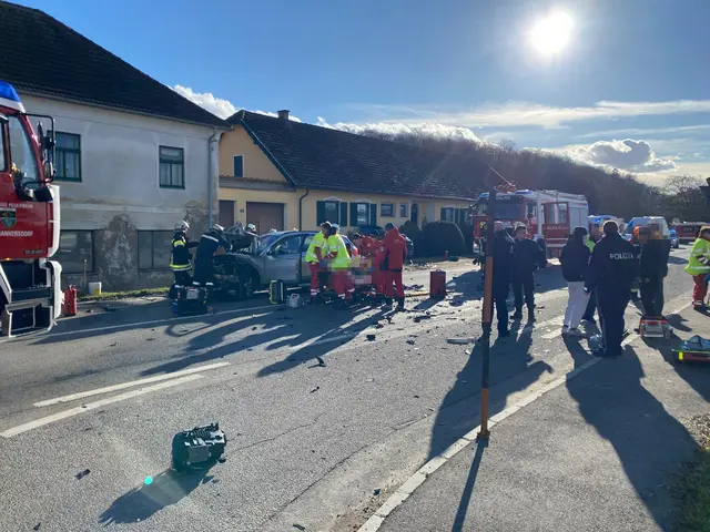 Am Reiserhof in Langmannersdorf ereignete sich ein schwerer Unfall.  | Foto: FF Langmannersdorf