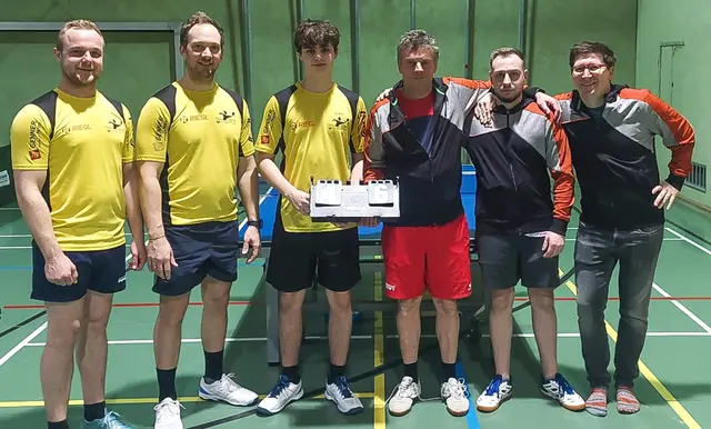 Paul Vyhnalek, Thomas Mayr, Sven Kremser, Andreas Salzer, Dominik Feichtinger und Nicolas Atzinger. | Foto: Union Horn - Sektion Tischtennis