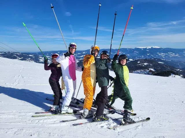 Faschingsfeeling bei der fortgeschrittenen Skiwoche am Klippitztörl | Foto: Skizunft Velden