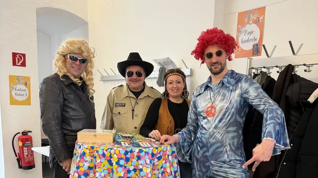 Die ÖVP Bad Leonfelden freute sich über das bunte Faschingstreiben der Kinder. | Foto: Eveline Hochreither und Kerstin Schoißengeier