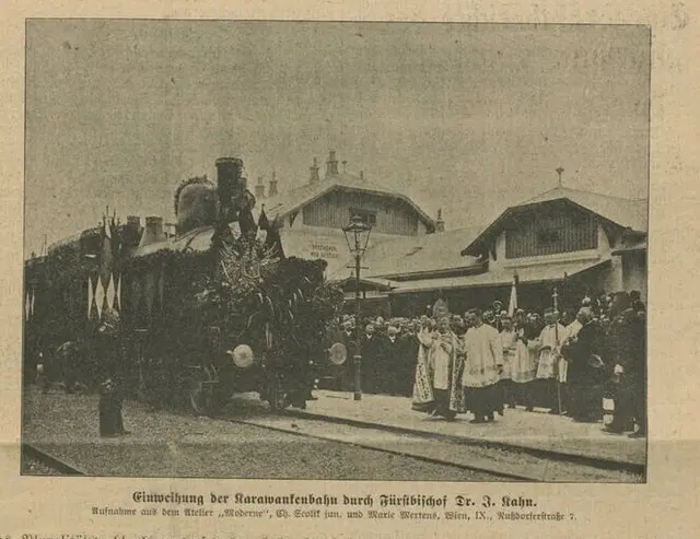 1906 wurde die Bahn feierlich eröffnet. | Foto: Österreichische Nationalbibliothek/Tagblatt vom 30. September 1906
