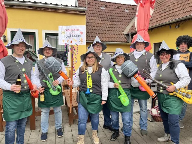 Ein Kostüm-Highlight jagte das nächste. | Foto: Gemeindeamt Sigleß