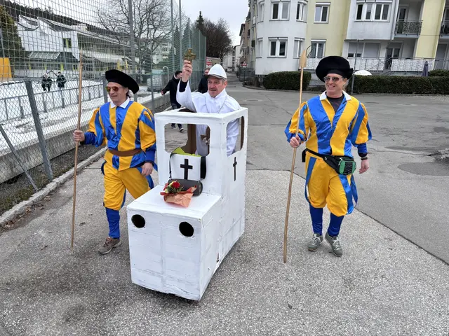 Das "legendäre Eisstock-Blattlschießen-Juxturnier" der SPG Innsbruck West, am Eislaufplatz beim Sportplatz Hötting West war neuerlich ein toller Erfolg.  | Foto: SPG Innsbruck West