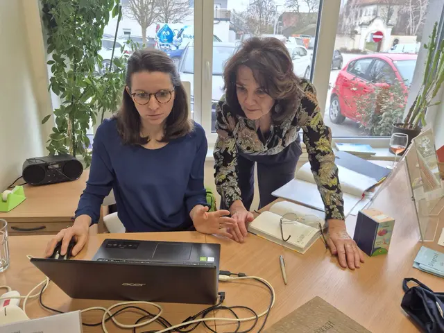 Bettina Markl, Ursula Liebmann. | Foto: BüchereiSiRei