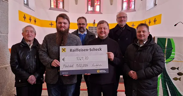 Von links: Karl Gaffl, Martin Kastenhofer, Simon Haslhofer, Marek Nawrot, Josef Fehrerhofer und Franz Lumetsberger. | Foto: Franz Lumetsberger