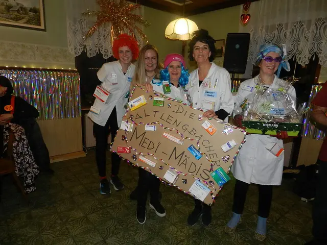 Franziska Nagler, Josefine Bichler ,Irmgard Schöny, Mag. Maria Nagler, Pia Almer " Die Medi Mädis"  Sieger bei den Gruppen | Foto: Heribert Punz